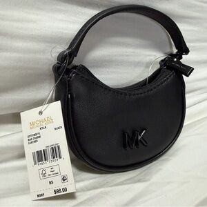 💖 Michael Kors Kyla Bag Charm in Black NWT